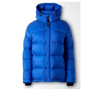Aritzia Blue Super Puffer Jacket